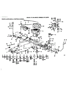 16 Lawn Tractor / Power & Mechanical Controls Group parts for Craftsman Front-Engine Lawn Tractor 917252651 from AppliancePartsPros.com