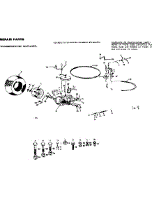 10 / Transmission & Rear Wheel parts for Craftsman Front-Engine Lawn Tractor 917252670 from AppliancePartsPros.com