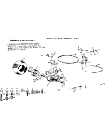 10 / Transmission & Rear Wheel parts for Craftsman Front-Engine Lawn Tractor 917252671 from AppliancePartsPros.com
