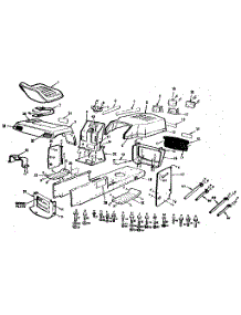 Enclosures parts for Craftsman Front-Engine Lawn Tractor 917252673 from AppliancePartsPros.com