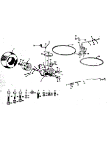 Transmission And Rear Wheel parts for Craftsman Front-Engine Lawn Tractor 917252673 from AppliancePartsPros.com