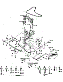 Mower parts for Craftsman Front-Engine Lawn Tractor 917252673 from AppliancePartsPros.com