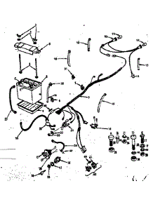 Electrical parts for Craftsman Front-Engine Lawn Tractor 917252674 from AppliancePartsPros.com