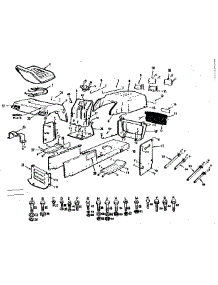 Enclosures parts for Craftsman Front-Engine Lawn Tractor 917252674 from AppliancePartsPros.com