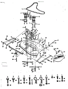 Mower parts for Craftsman Front-Engine Lawn Tractor 917252674 from AppliancePartsPros.com