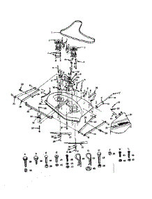 Mower parts for Craftsman Front-Engine Lawn Tractor 917252683 from AppliancePartsPros.com