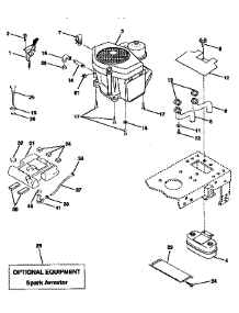 Engine parts for Craftsman Front-Engine Lawn Tractor 917252714 from AppliancePartsPros.com