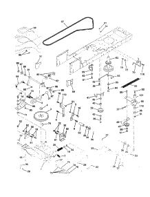 Drive parts for Craftsman Front-Engine Lawn Tractor 917252720 from AppliancePartsPros.com