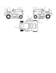 Decals parts for Craftsman Front-Engine Lawn Tractor 917252720 from AppliancePartsPros.com