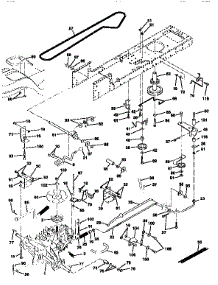 Drive parts for Craftsman Front-Engine Lawn Tractor 917252731 from AppliancePartsPros.com