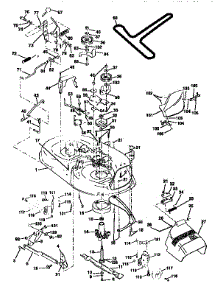 Mower Deck parts for Craftsman Front-Engine Lawn Tractor 917252731 from AppliancePartsPros.com