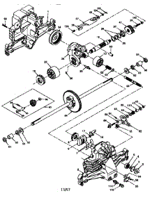 Hydro Transaxle parts for Craftsman Front-Engine Lawn Tractor 917252731 from AppliancePartsPros.com