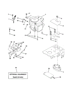 Engine parts for Craftsman Front-Engine Lawn Tractor 917252770 from AppliancePartsPros.com