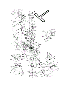 Mower Deck parts for Craftsman Front-Engine Lawn Tractor 917252770 from AppliancePartsPros.com