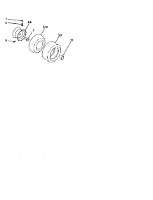 Wheels And Tires parts for Craftsman Front-Engine Lawn Tractor 917252780 from AppliancePartsPros.com