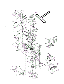 Mower parts for Craftsman Front-Engine Lawn Tractor 917252780 from AppliancePartsPros.com