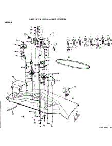 Mower parts for Craftsman Front-Engine Lawn Tractor 917252932 from AppliancePartsPros.com