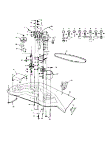 Mower parts for Craftsman Front-Engine Lawn Tractor 917252933 from AppliancePartsPros.com
