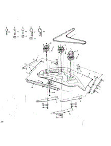 Mower parts for Craftsman Front-Engine Lawn Tractor 917252933 from AppliancePartsPros.com