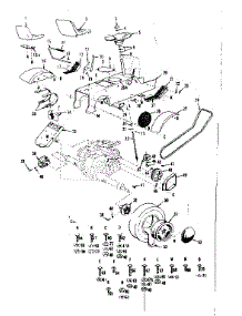 Steering Assembly parts for Craftsman Front-Engine Lawn Tractor 91725300 from AppliancePartsPros.com