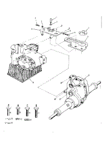 Complete Drive Assembly parts for Craftsman Front-Engine Lawn Tractor 917253001 from AppliancePartsPros.com