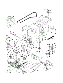 Drive parts for Craftsman Front-Engine Lawn Tractor 917253100 from AppliancePartsPros.com