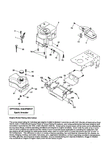 Engine parts for Craftsman Front-Engine Lawn Tractor 917253100 from AppliancePartsPros.com