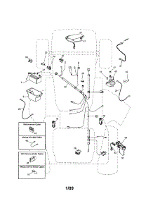 Electrical parts for Craftsman Front-Engine Lawn Tractor 917253101 from AppliancePartsPros.com