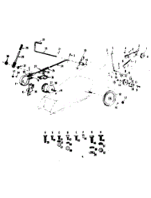 Idler & Braking Assembly parts for Craftsman Front-Engine Lawn Tractor 91725311 from AppliancePartsPros.com