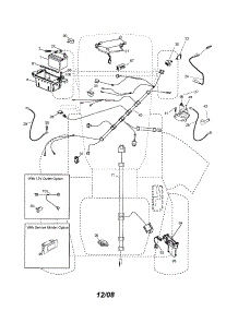 Electrical parts for Craftsman Front-Engine Lawn Tractor 917253110 from AppliancePartsPros.com