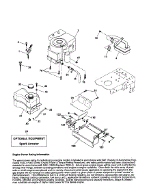 Engine parts for Craftsman Front-Engine Lawn Tractor 917253120 from AppliancePartsPros.com