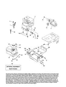 Engine parts for Craftsman Front-Engine Lawn Tractor 917253130 from AppliancePartsPros.com