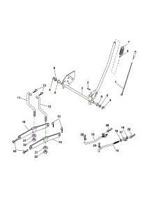 Mower Lift parts for Craftsman Front-Engine Lawn Tractor 917253130 from AppliancePartsPros.com