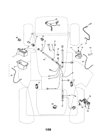 Electrical parts for Craftsman Front-Engine Lawn Tractor 917253140 from AppliancePartsPros.com