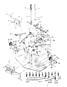 Wheel Assembly parts for Craftsman Complete Deck 917253150 from AppliancePartsPros.com