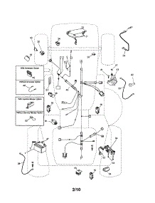 Electrical parts for Craftsman Front-Engine Lawn Tractor 917253151 from AppliancePartsPros.com