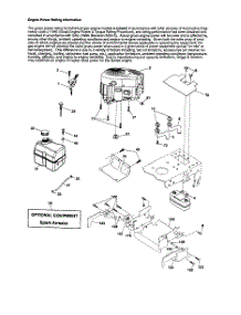 Engine parts for Craftsman Front-Engine Lawn Tractor 917253151 from AppliancePartsPros.com
