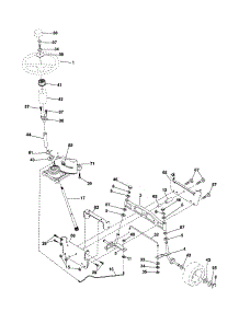 Steering parts for Craftsman Front-Engine Lawn Tractor 917253151 from AppliancePartsPros.com