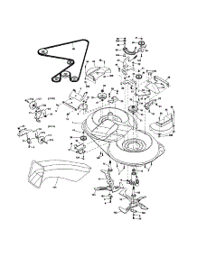 Mower parts for Craftsman Front-Engine Lawn Tractor 917253151 from AppliancePartsPros.com