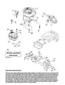 Engine parts for Craftsman Front-Engine Lawn Tractor 917253160 from AppliancePartsPros.com
