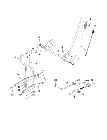 Mower Lift parts for Craftsman Front-Engine Lawn Tractor 917253160 from AppliancePartsPros.com