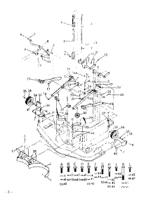 Wheel Assembly parts for Craftsman Complete Deck 917253161 from AppliancePartsPros.com