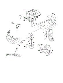 Engine parts for Craftsman Front-Engine Lawn Tractor 917253170 from AppliancePartsPros.com