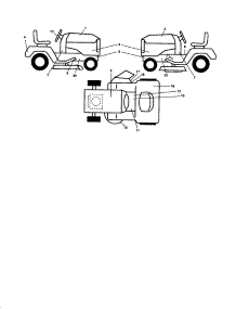 Decals parts for Craftsman Front-Engine Lawn Tractor 917253170 from AppliancePartsPros.com