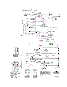 Schematic Diagram parts for Craftsman Front-Engine Lawn Tractor 917253170 from AppliancePartsPros.com