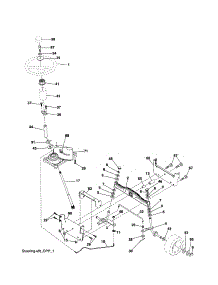 Steering parts for Craftsman Front-Engine Lawn Tractor 917253201 from AppliancePartsPros.com