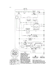 Schematic Diagram parts for Craftsman Front-Engine Lawn Tractor 917253201 from AppliancePartsPros.com