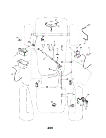 Electrical parts for Craftsman Front-Engine Lawn Tractor 917253210 from AppliancePartsPros.com