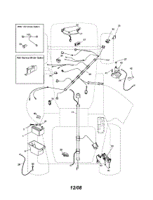 Electrical parts for Craftsman Front-Engine Lawn Tractor 917253220 from AppliancePartsPros.com