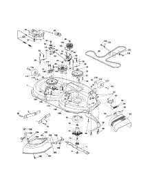 Mower Deck parts for Craftsman Front-Engine Lawn Tractor 917253220 from AppliancePartsPros.com
